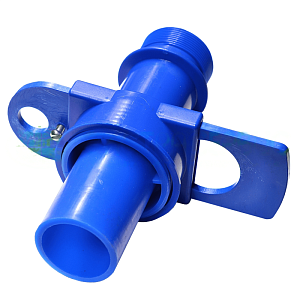 Кран разделитель Ø50 мм, с резьбой,  АДС 01Б.00.000