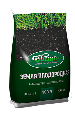 Грунт питательный торфяной «Земля плодородная» емк. 100л.