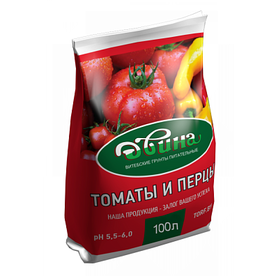 Грунт торфяной питательный "ТОМАТЫ И ПЕРЦЫ", ёмк. 100л.