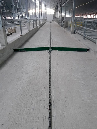 Установка навозоуборочная скреперная УНС-1 (170м/250м)