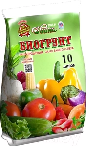 Грунт для растений Двина "Биогрунт" емк. 10л.