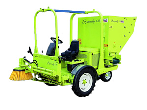 Машина для чистки стойл и замены подстилки