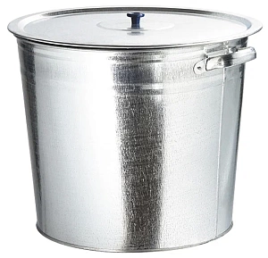 Бак оцинкованный с крышкой, 32 л.