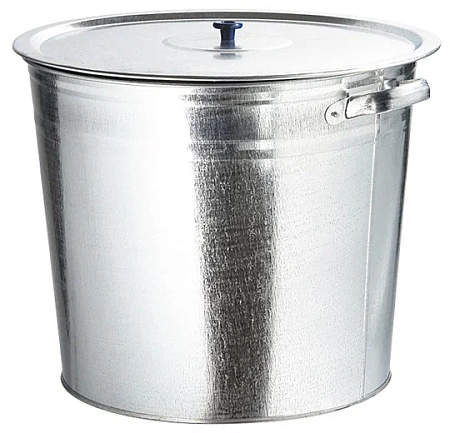 Бак оцинкованный с крышкой, 32 л.