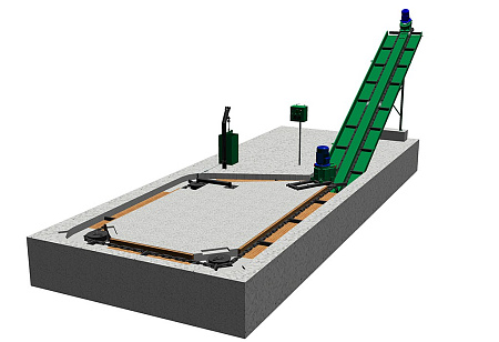 Наклонный транспортер КСН-Ф-100