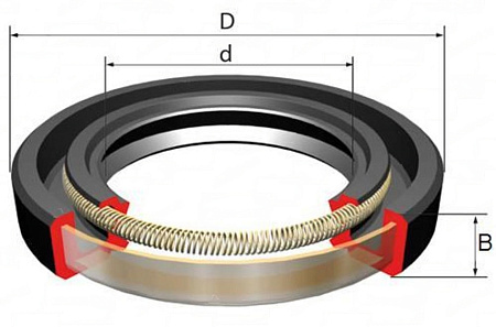 Манжета 35х58х1