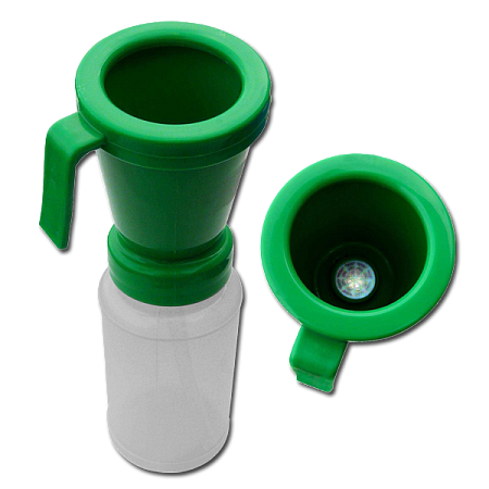 Стаканчик для обработки вымени пеной, до доения