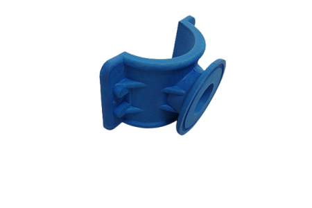 Верхняя скоба хомута на промывочную трубу