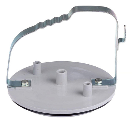 Крышка ведра пластиковая ДПР 31.040П  с прокладкой ( 3 выхода)