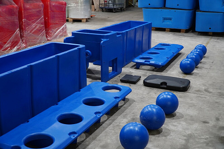 Поилка 4-х метровая 8-ми шаровая с подогревом (-35°С)