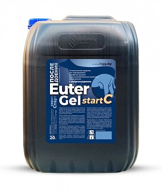 Средство для обработки вымени после доения Euter gel START C, с хлоргексидином (20 кг)